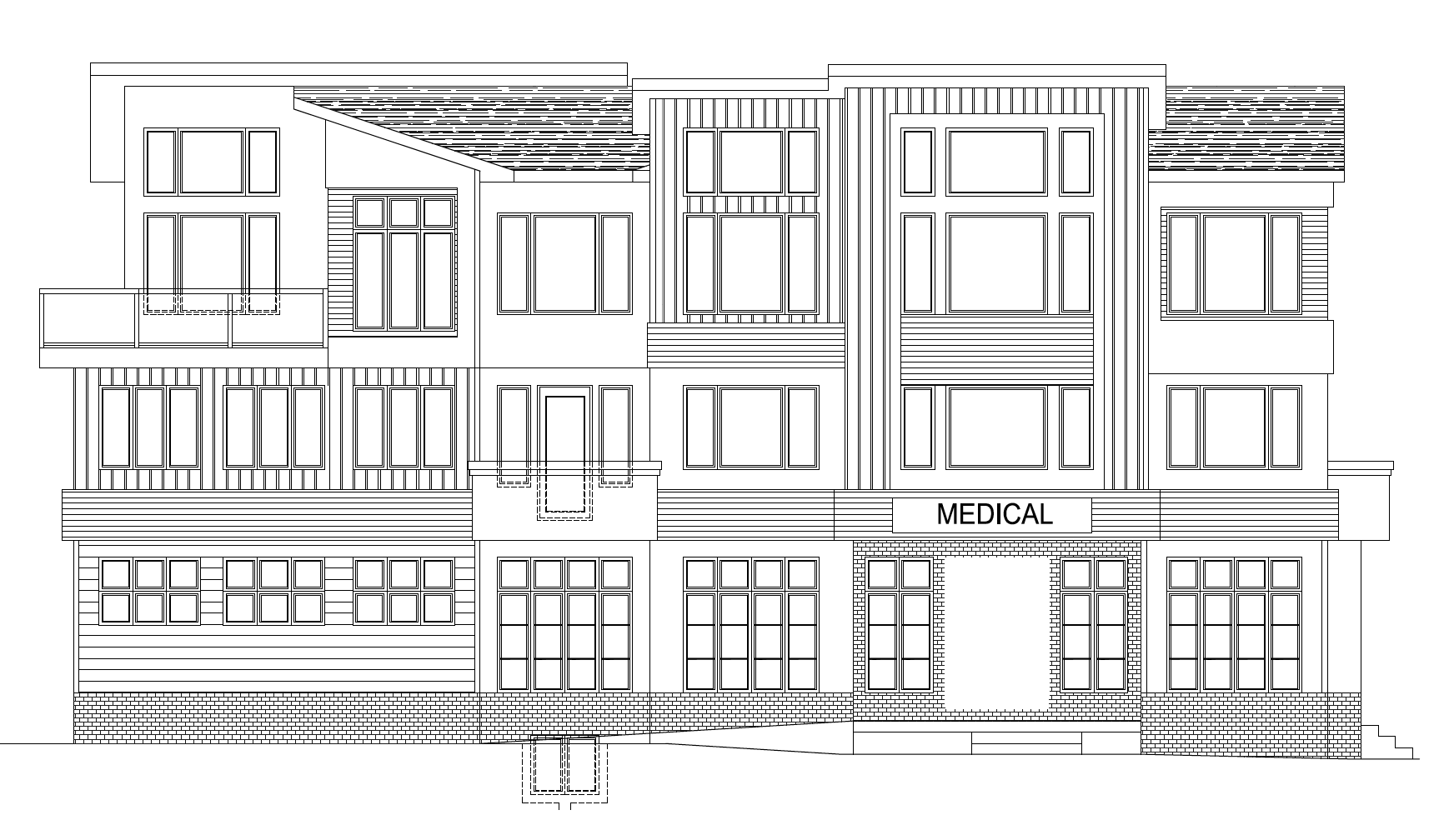Bowness Medical clinic project - front view